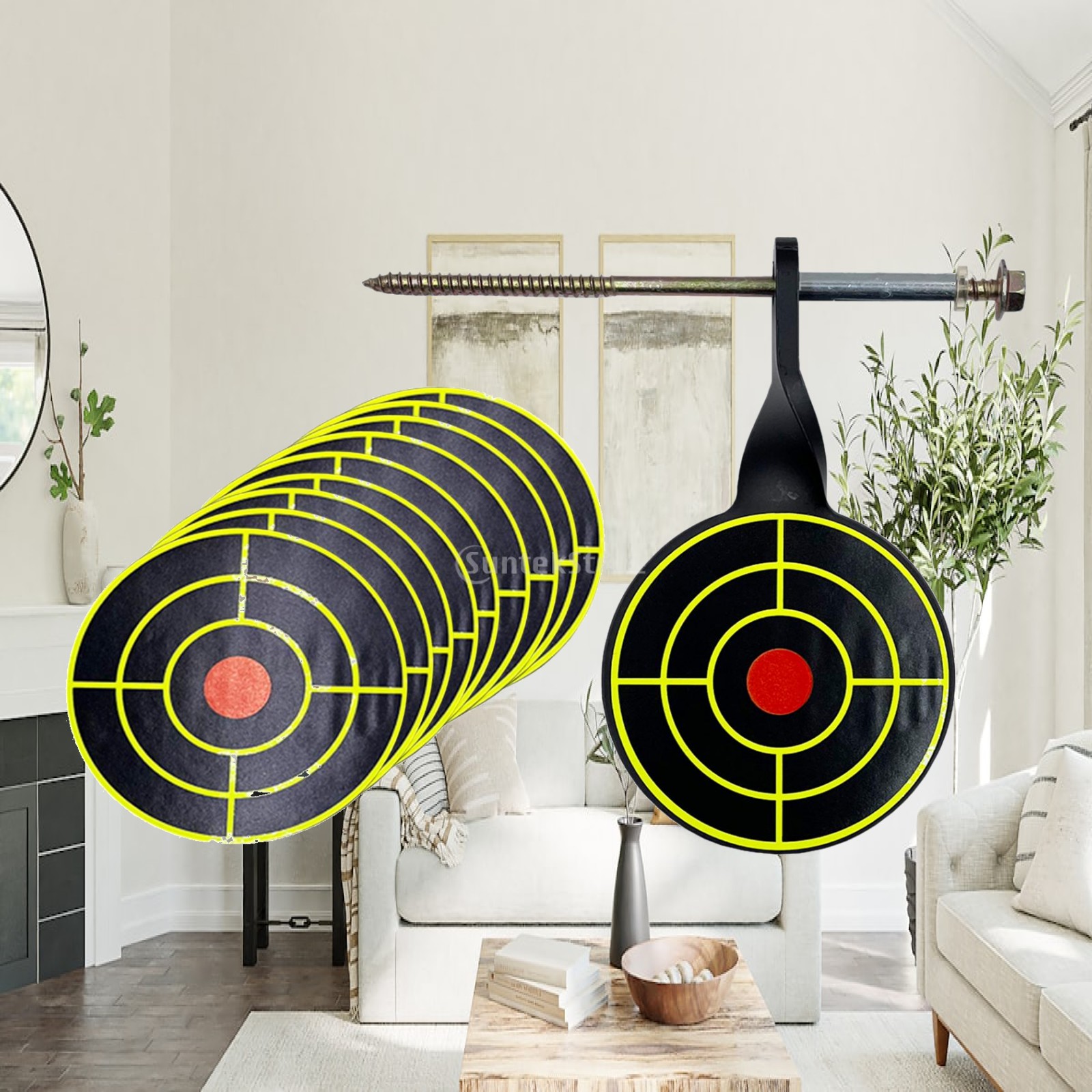 Hunting And Outdoor Shows - Portable Steel Plinking Target Tree Standing